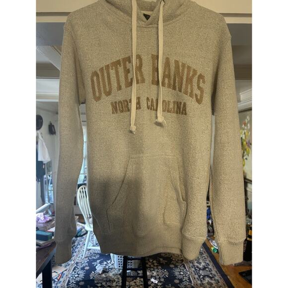 Adult Outer Banks North Carolina Sweatshirt Hoodie Grey Small - Picture 1 of 4